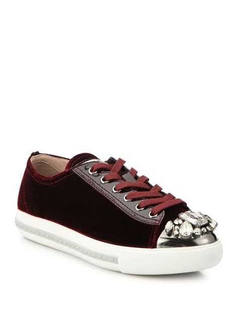 miu miu sneakers crystal|where to buy miu michu.